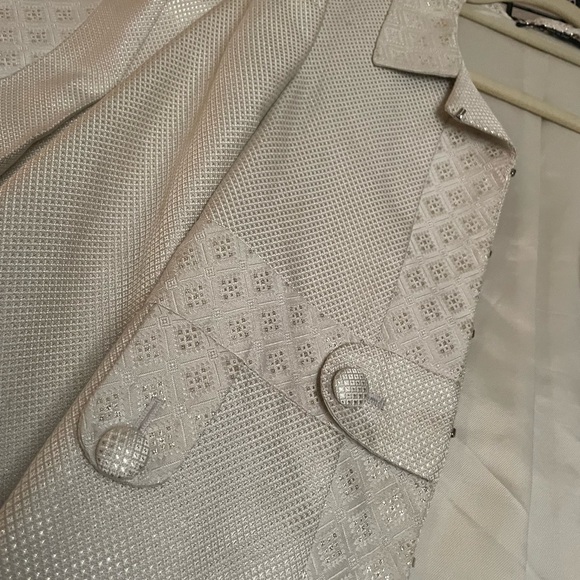 Gucci Elegant Jaquard Trench Coat & Skirt Set Women SS2006 sz 2 XS. IT 38 - Picture 7 of 16